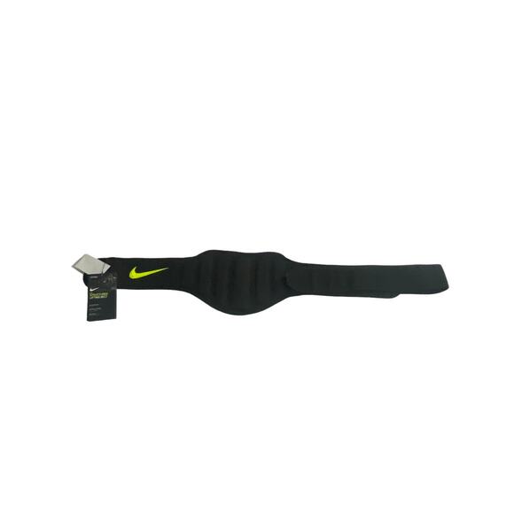 Nike Structured Training Belt Black/Volt L - Picture 1 of 5
